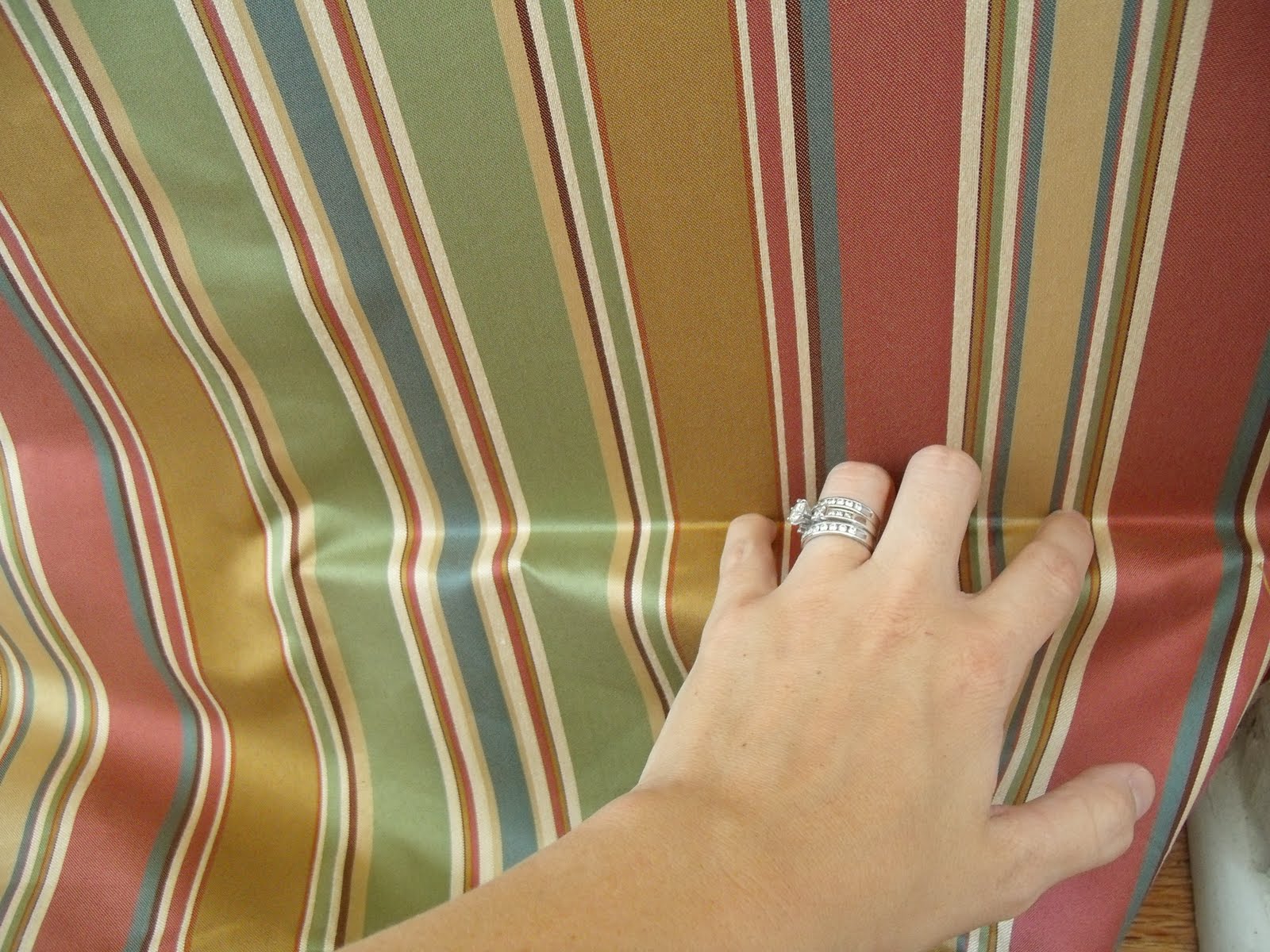 The Glass Family . . DIY Fabric WallCovering