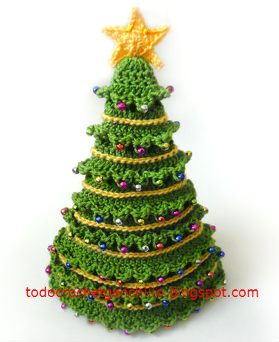 4 arbolitos de navidad para tejer al crochet todo crochet 4 arbolitos de navidad para tejer al crochet todo crochet