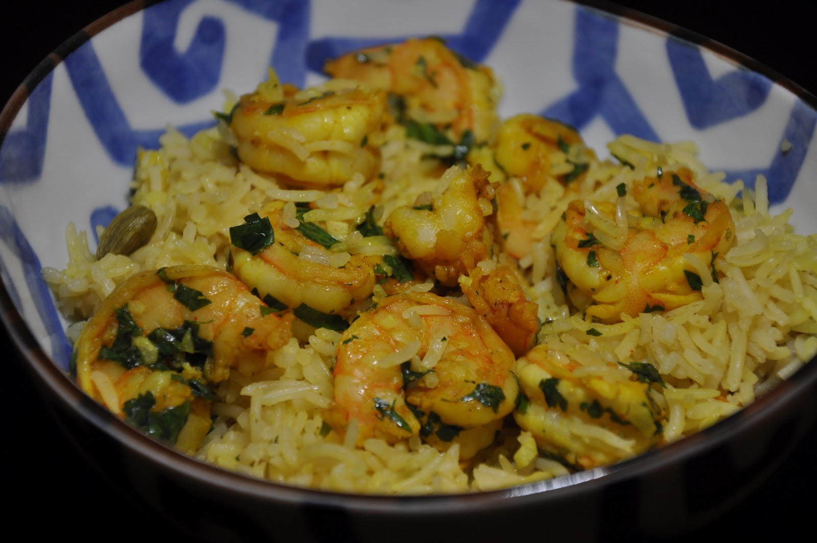 Slice of Rice Madhur Jaffrey's Shrimp Biryani