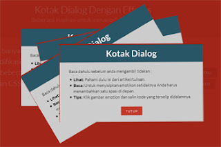 Memasang Button Kotak Dialog