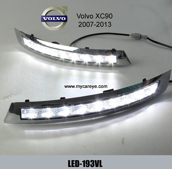 Volvo XC90 DRL LED Daytime Running Lights Car front driving daylight