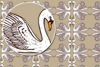 Mute Swan Surface Design Pattern