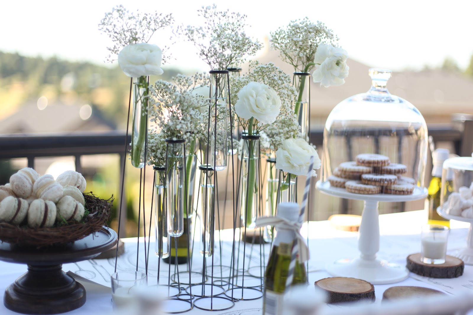 vintage pretty Rustic Outdoor Baby Shower