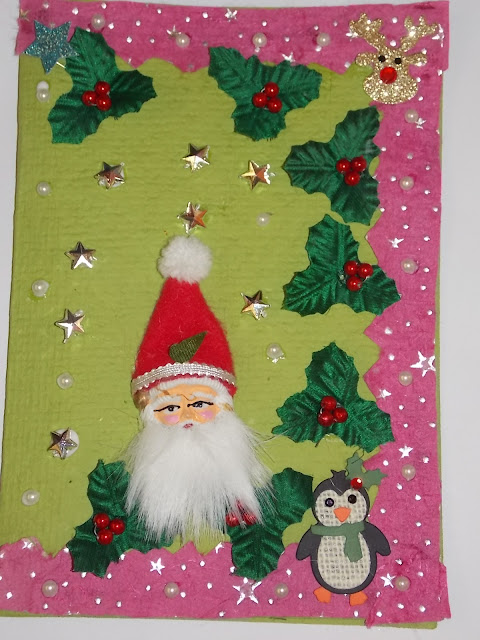Handmade Christmas card Handmade Christmas card