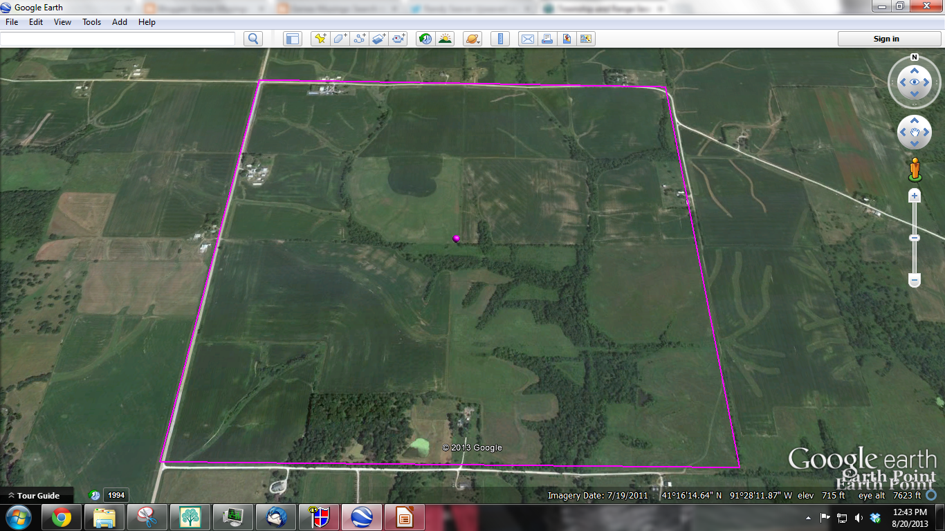 GeneaMusings Finding Henry Carringer's Land in Louisa County, Iowa