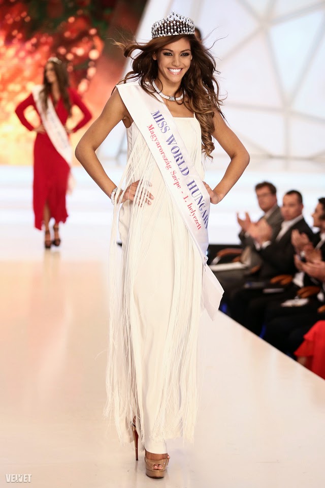 Miss World Hungary Magyarorszag Szepe 2014 winner Edina Kulcsar