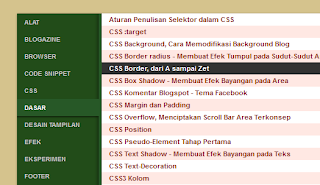 Tạo SiteMap dạng bảng kiểu 2 cho Blogger