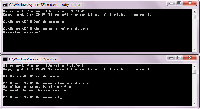 Monaz Software Belajar Cepat Bahasa Pemrograman Ruby