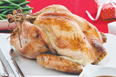 Roast turkey with almond & tarragon stuffing Recipe Roast turkey with almond & tarragon stuffing Recipe