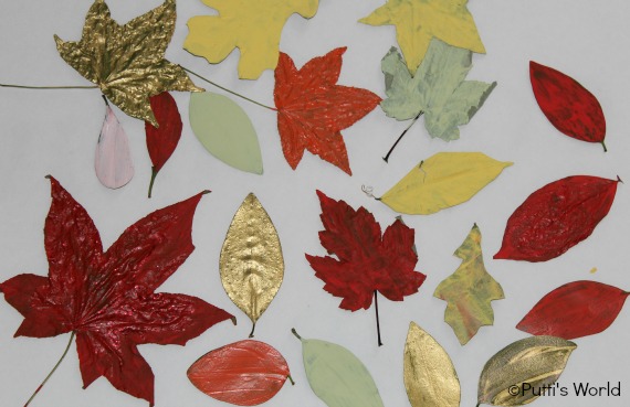 painted leaf