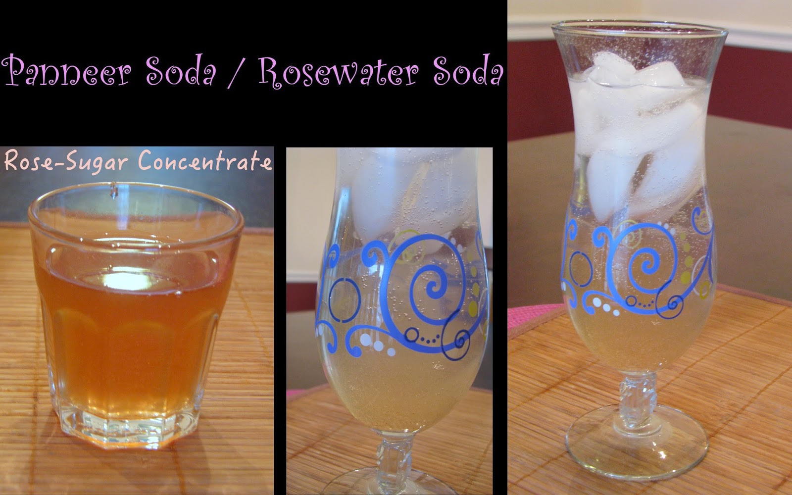 A Tribute to Cooking Panneer Soda / Carbonated Rosewater / Goli Soda