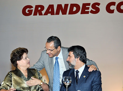 Dilma. Henrique e Valdir Raupp