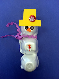 egg carton snowmen, winter snowman kids crafts, winter kids crafts
