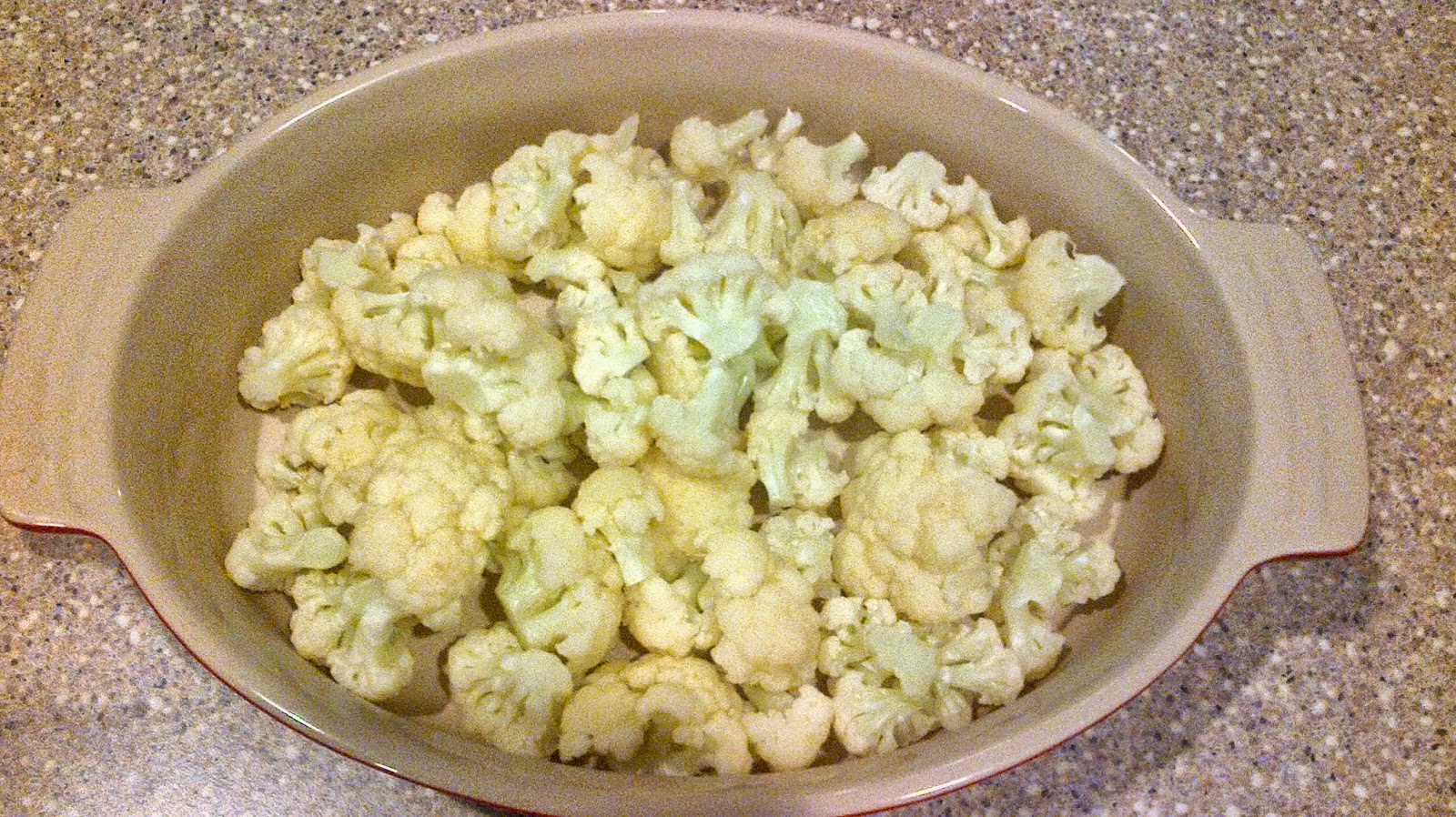 Barefoot Stamp Cauliflower au Gratin