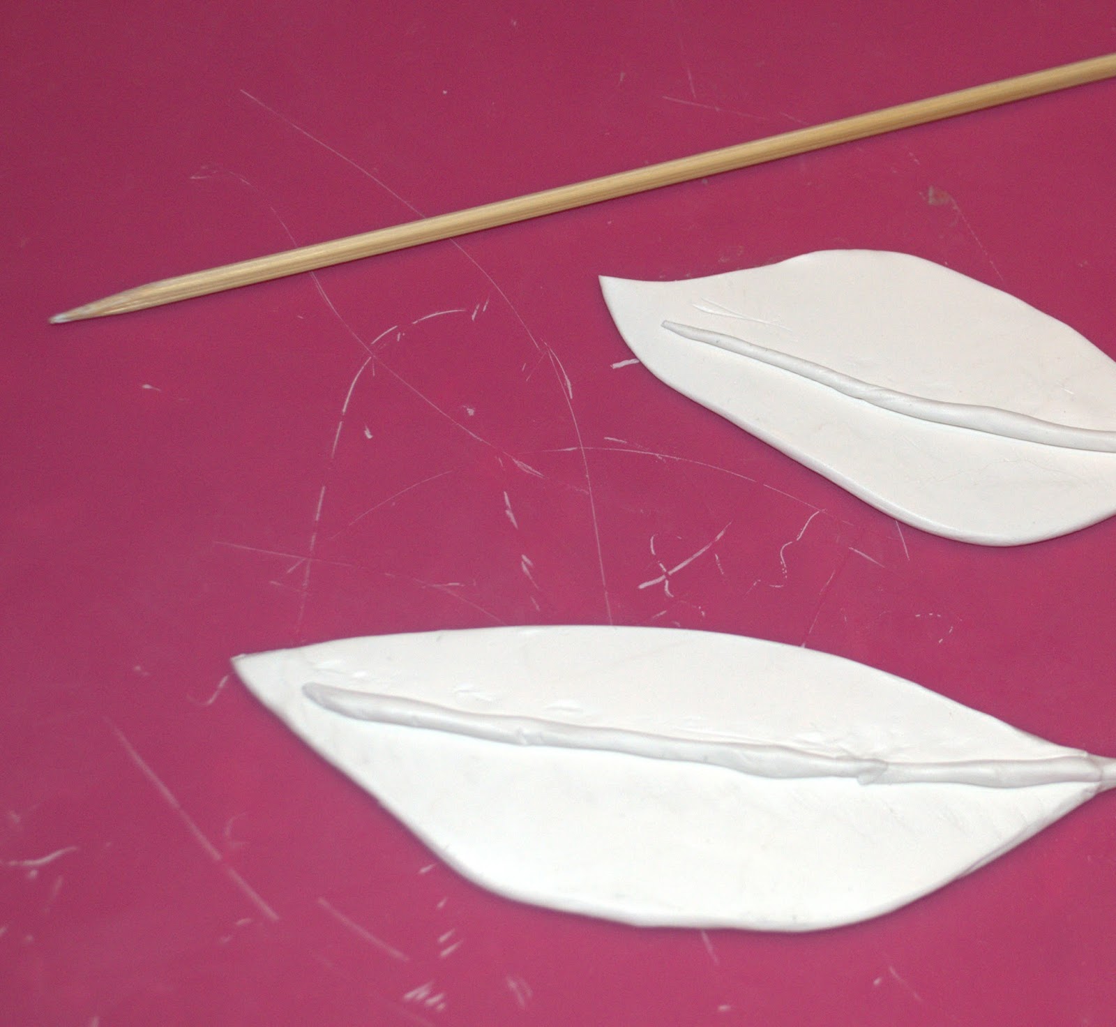 Sculpey clay feather ornament tutorial Rachel Teodoro