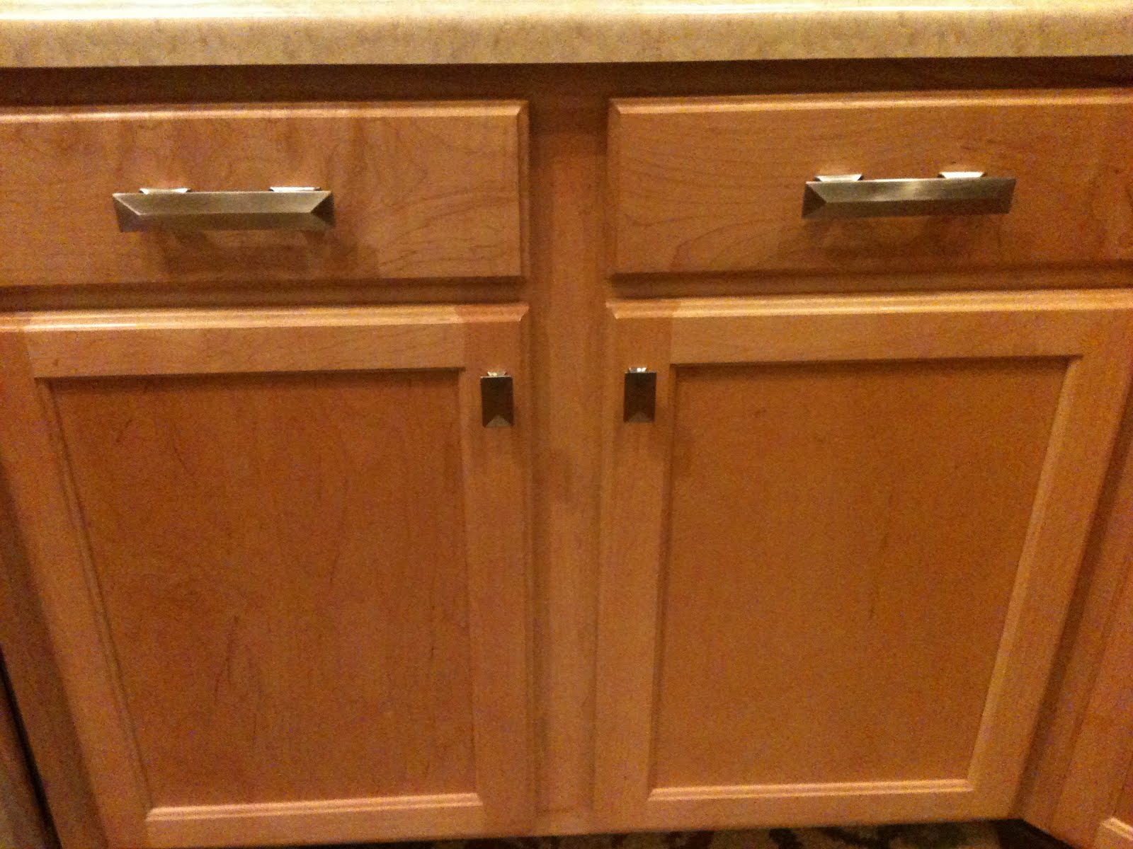 Kitchen cabinet liquidators we used a plastic template to mark and drill the holes on the cabinets