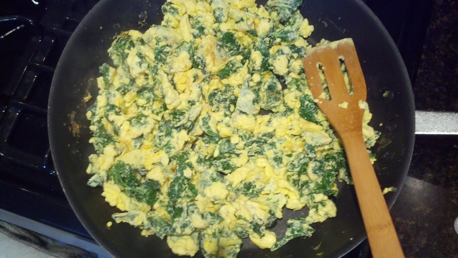 Cranky Fitness Kale and EggWhite Scramble Easy Recipe for the