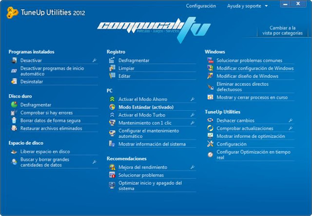 TuneUp Utilities 2012 v12 Español Full y Portable Descargar 