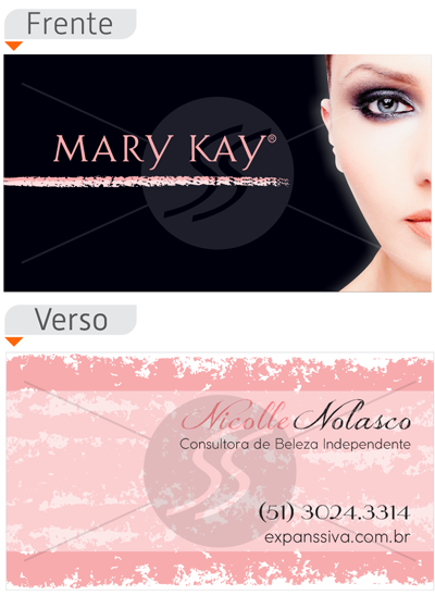 20 cartões de visita mary kay top de criatividade gráfica expanssiva