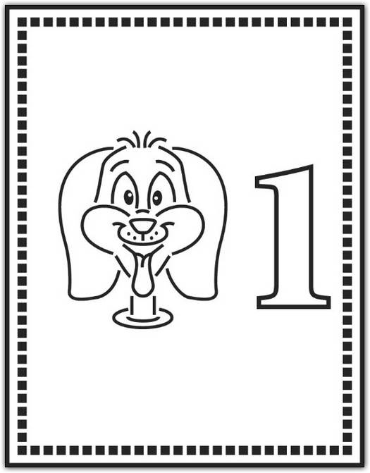Free Printable Number Coloring Pages
