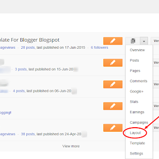 Blogger Dashboard