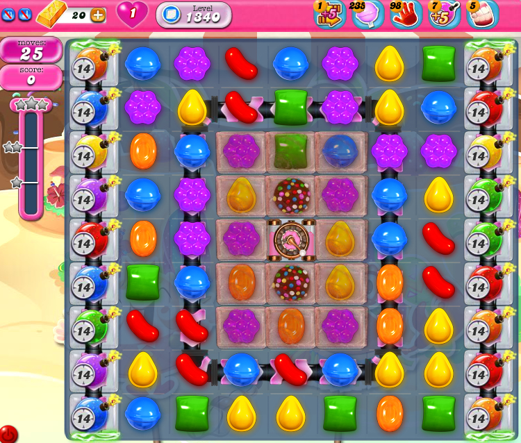 Candy Crush Saga 1340 Candy Crush Saga 1340