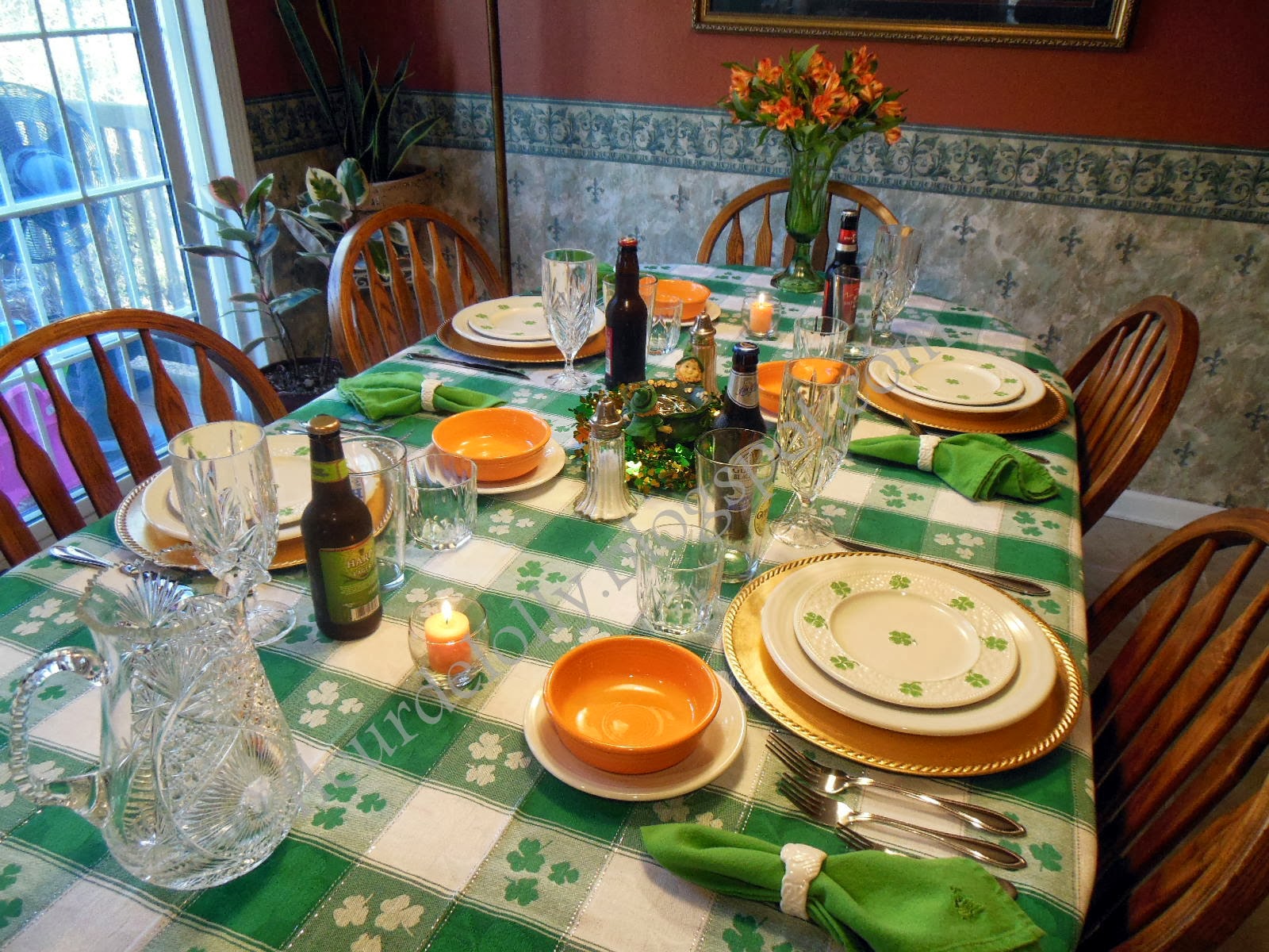 Irish Table Settings & 48 Irish Table Settings St Patrick039;s Day Table