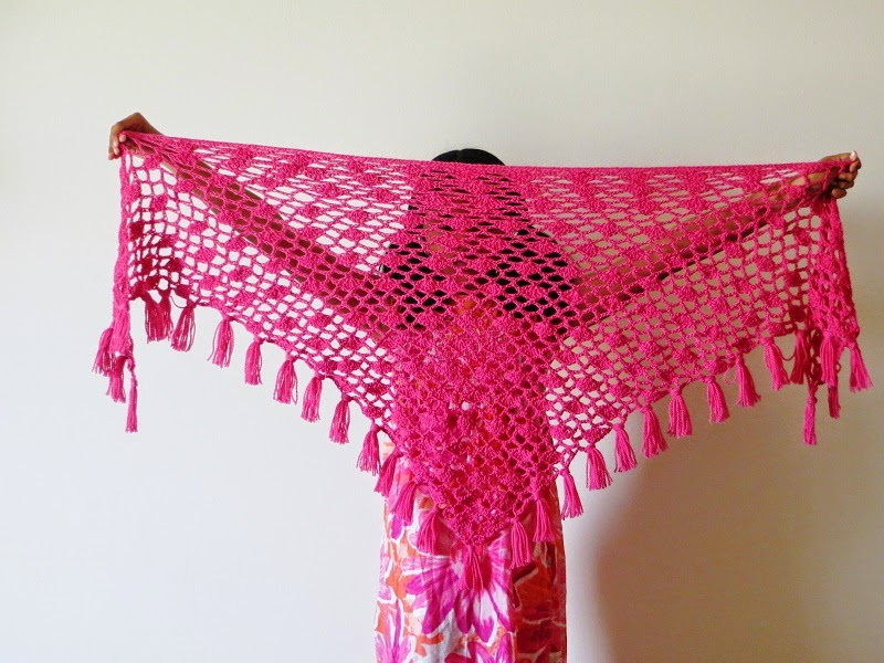 Crochet Patterns Free Shawl Triangle images