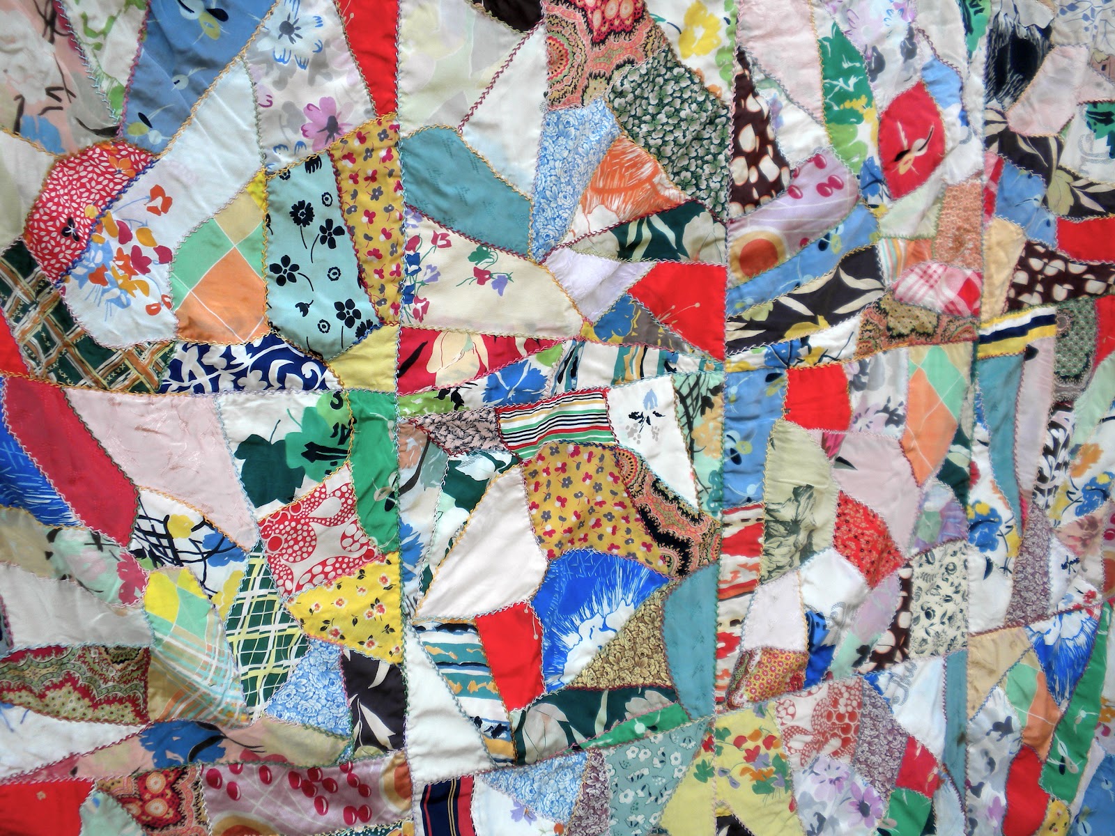 Artful Panoply Garage Sale Chronicles 9 Scrap Quilt
