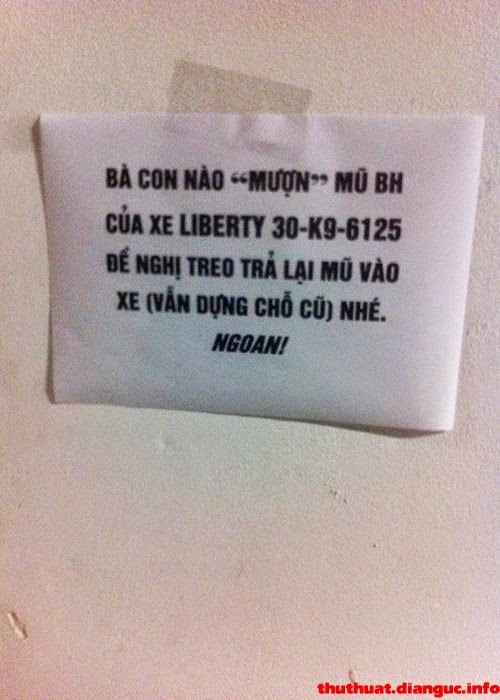 Những bức tâm thư gửi đến kẻ trộm cực bá đạo của người Việt