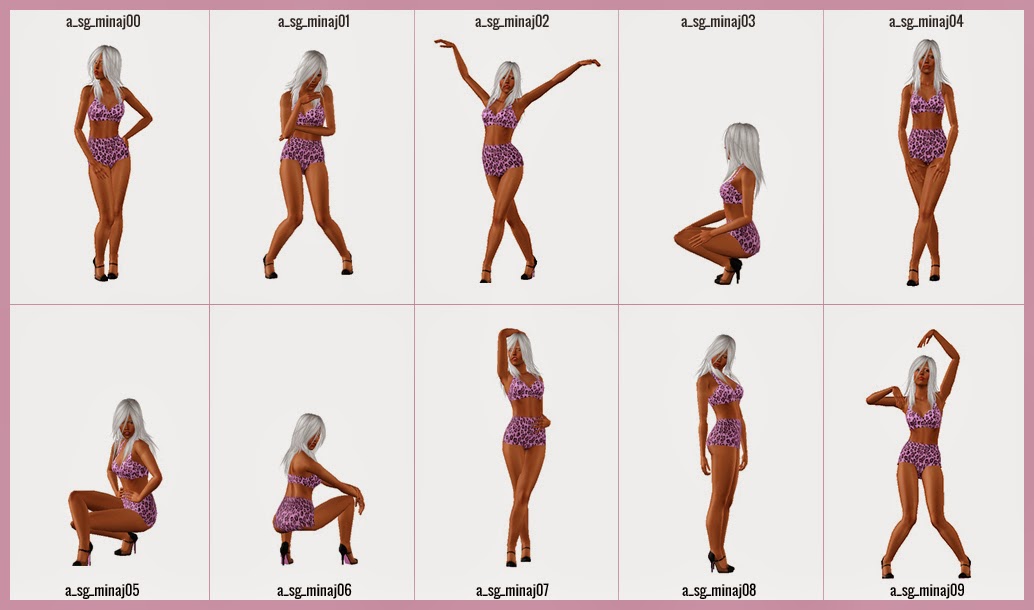 My Sims 3 Blog Nicki Minaj Inspired Poses By Sleep Genius