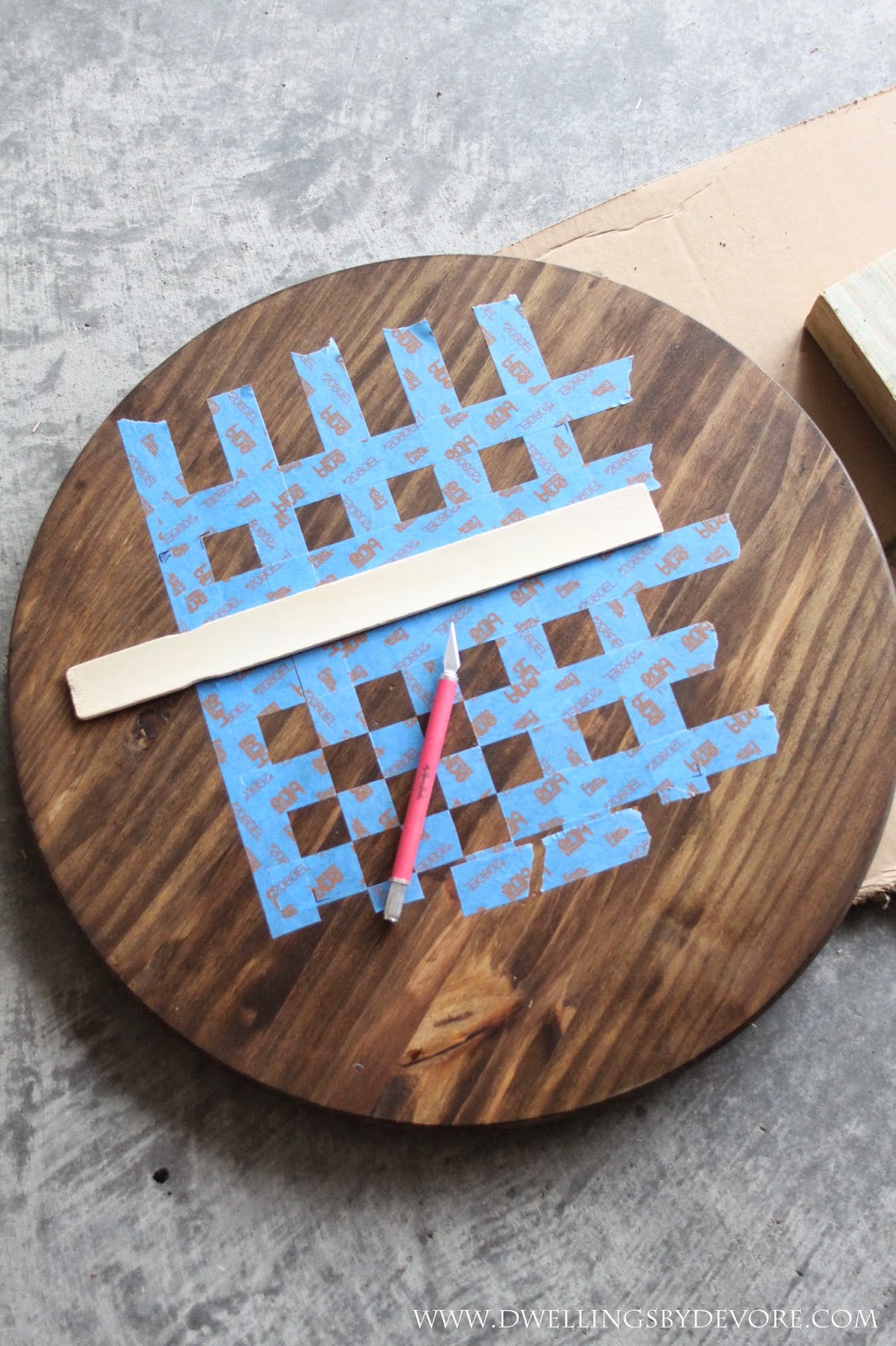 Dwellings By DeVore DIY outdoor checkers table