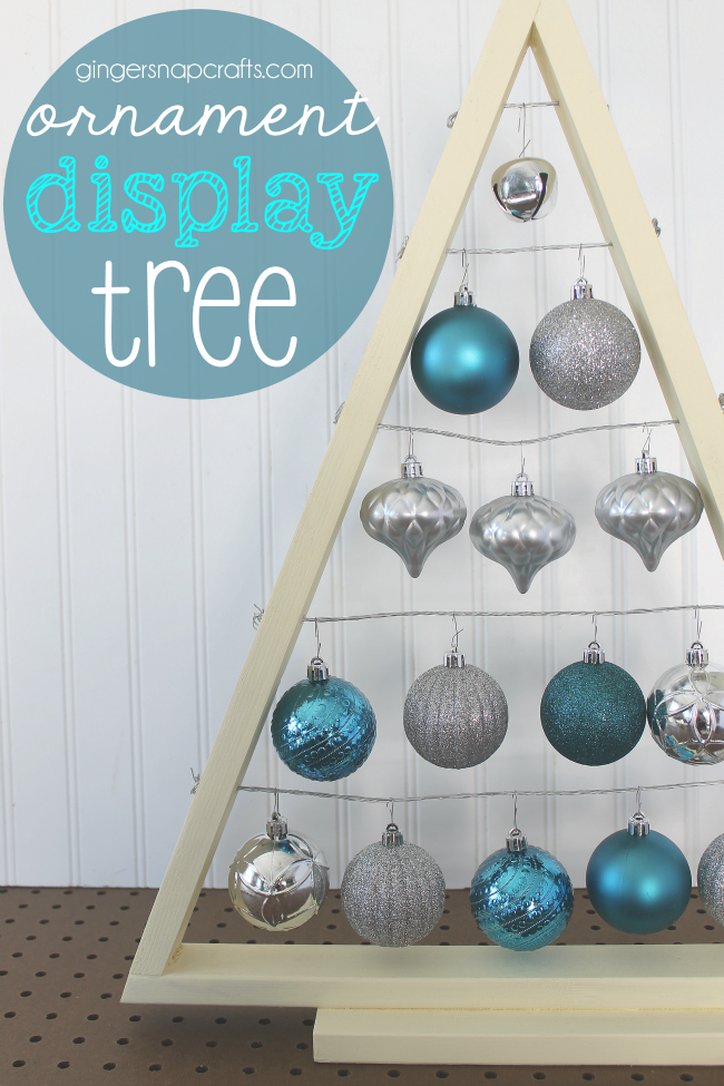 Ginger Snap Crafts: DIY Ornament Display Tree tutorial