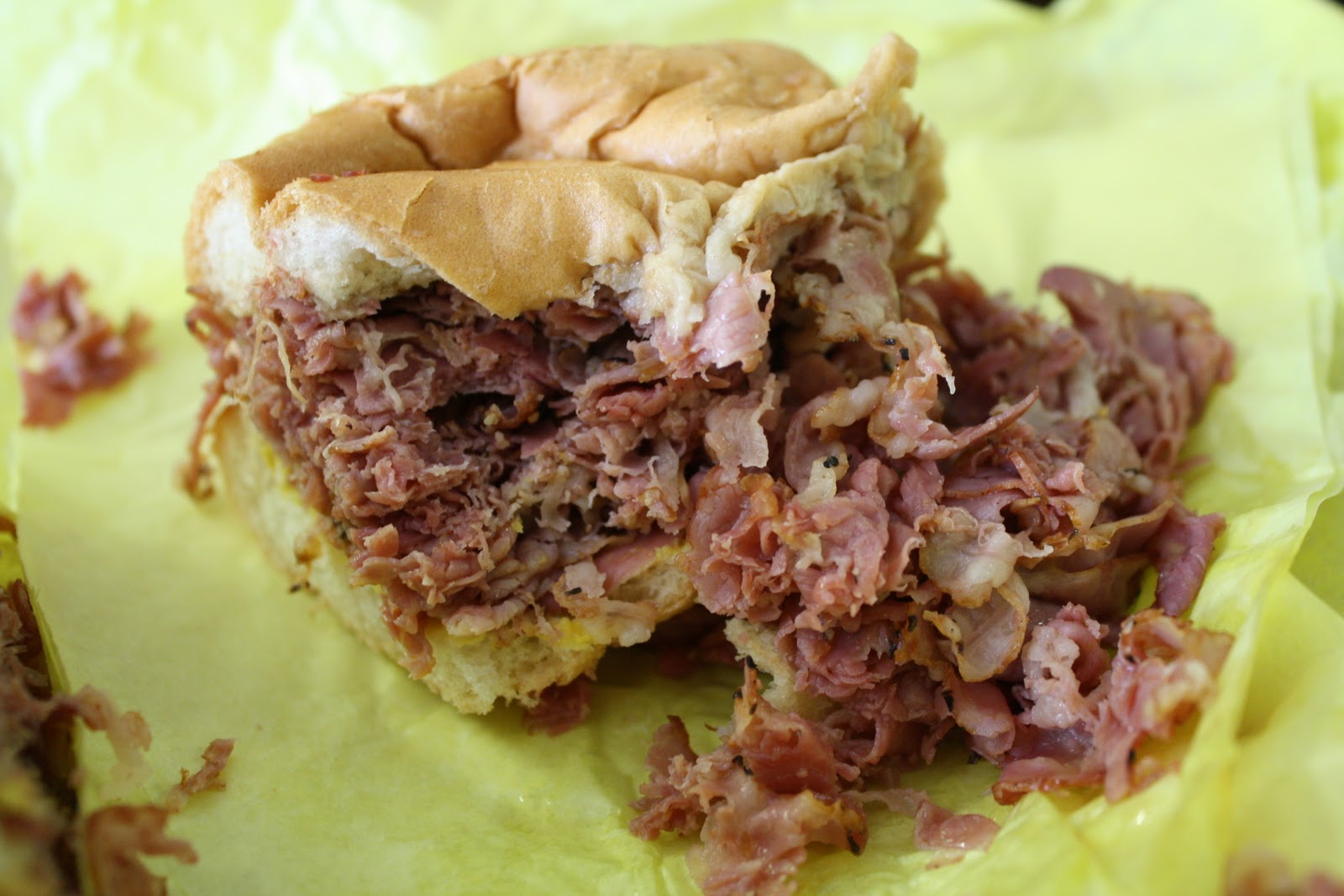 An Immovable Feast Pastrami Dip at The Hat