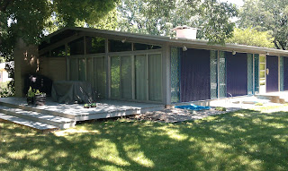 Mid Century Deck Construction Deck design for mid century home