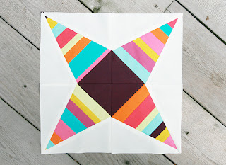 Rocky Road to Kansas Quilt Block from Fresh Lemons