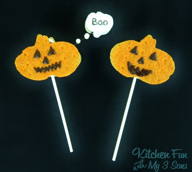 Pumpkin S'mores on a Stick Kitchen Fun With My 3 Sons
