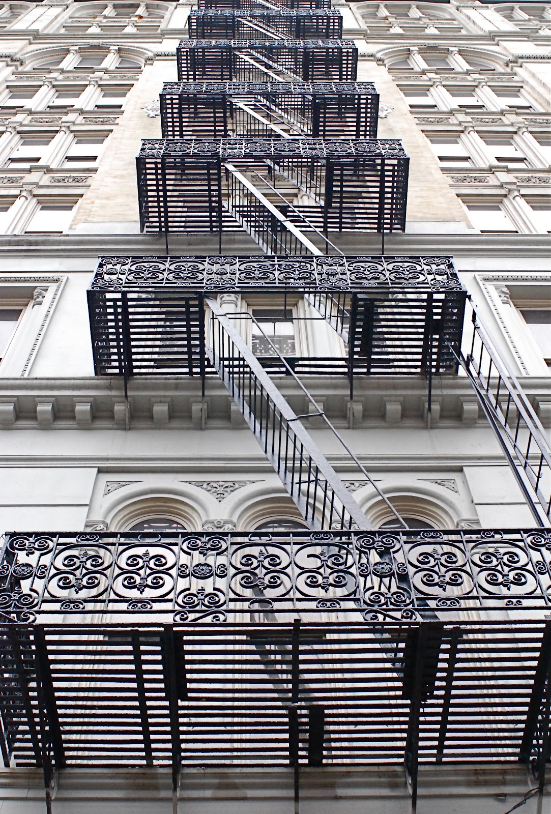NYC ♥ NYC Fire Escape Stairs In SoHo And Chinatown