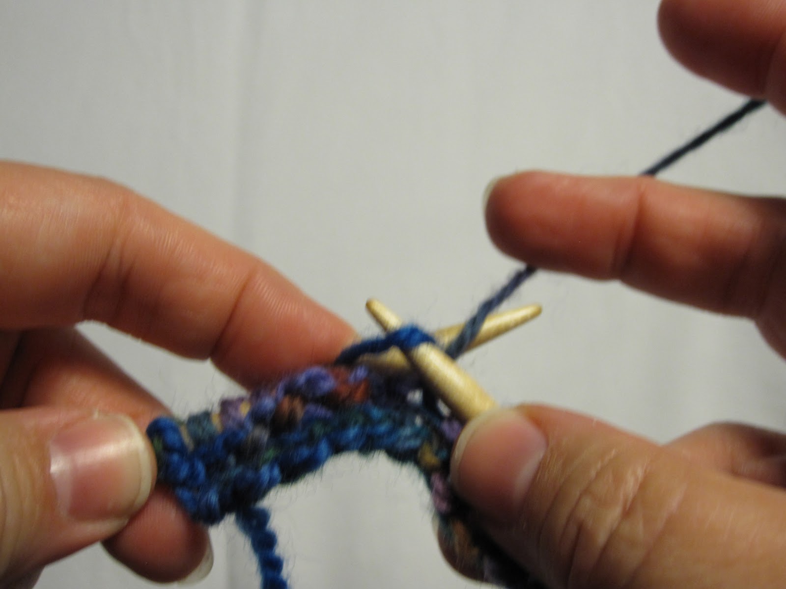 Fabric, Fiber, Beads and More... Left Handed Knitting for the Beginner