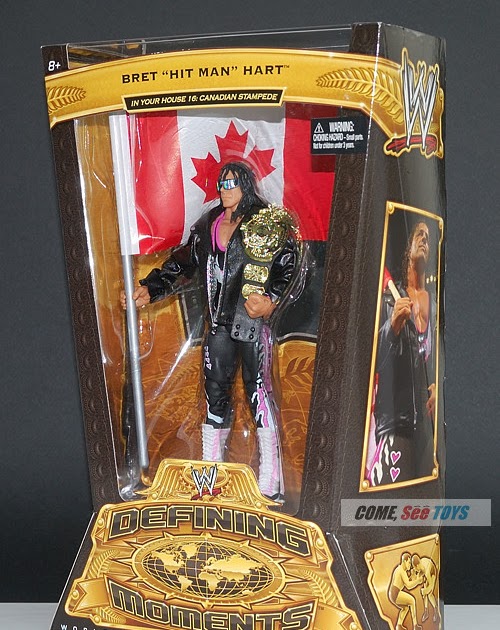 Come, See Toys WWE Defining Moments Bret "Hitman" Hart