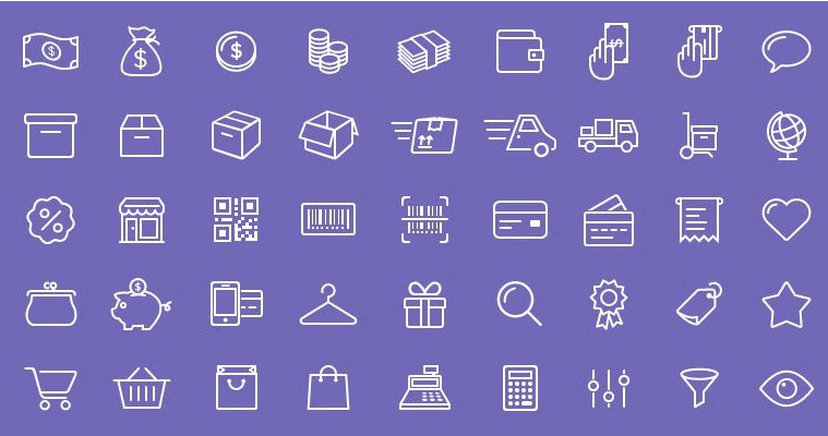 Free E-Commerce Icons Free E-Commerce Icons