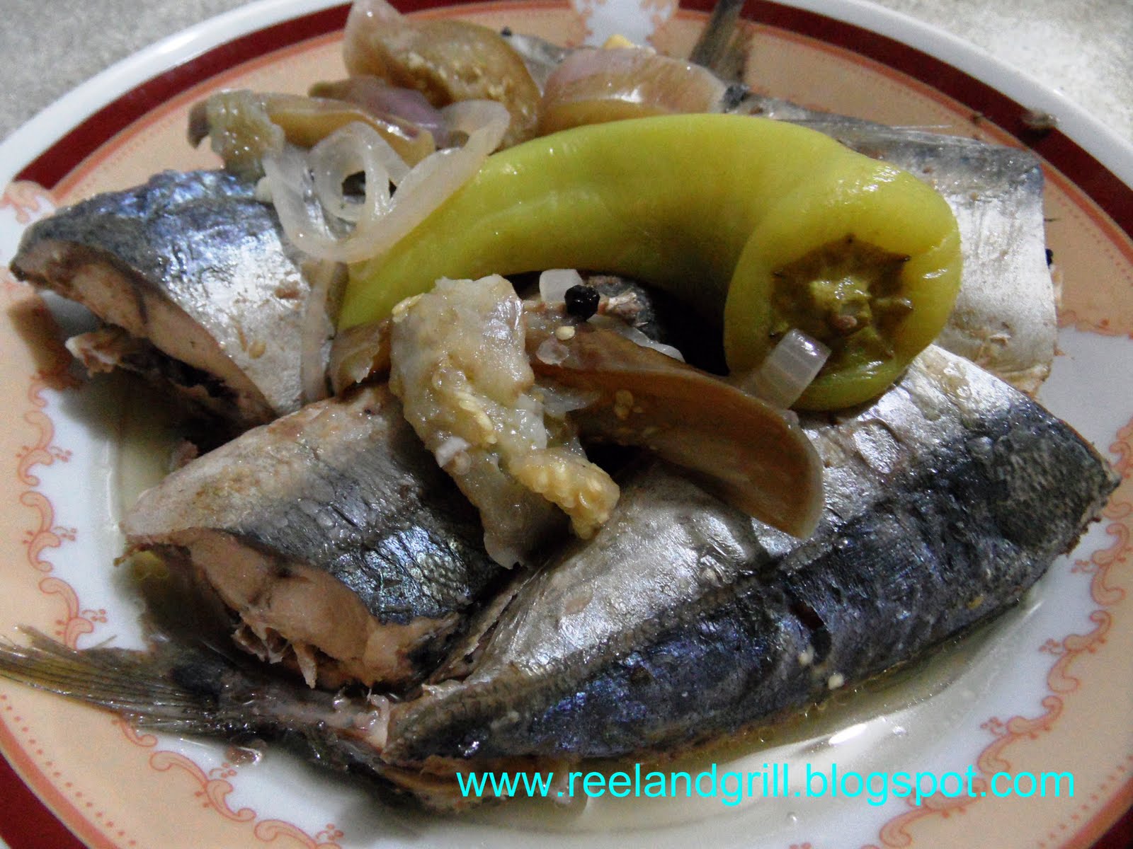 Reel and Grill Paksiw na Galunggong (Mackerel Scad Stewed in Vinegar)