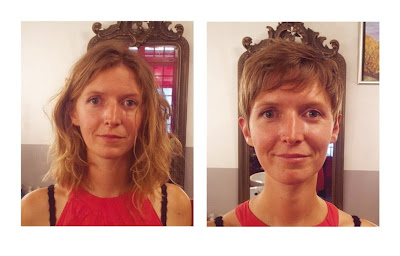 Nelly, avant et après sa visite au Studio 54, coiffure réalisée par Eddy, coiffeur - visagiste. Nelly, avant et après sa visite au Studio 54, coiffure réalisée par Eddy, coiffeur - visagiste.