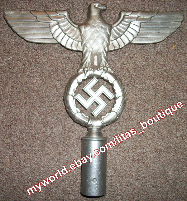 NSDAP Nazi Eagle Flag Pole Top