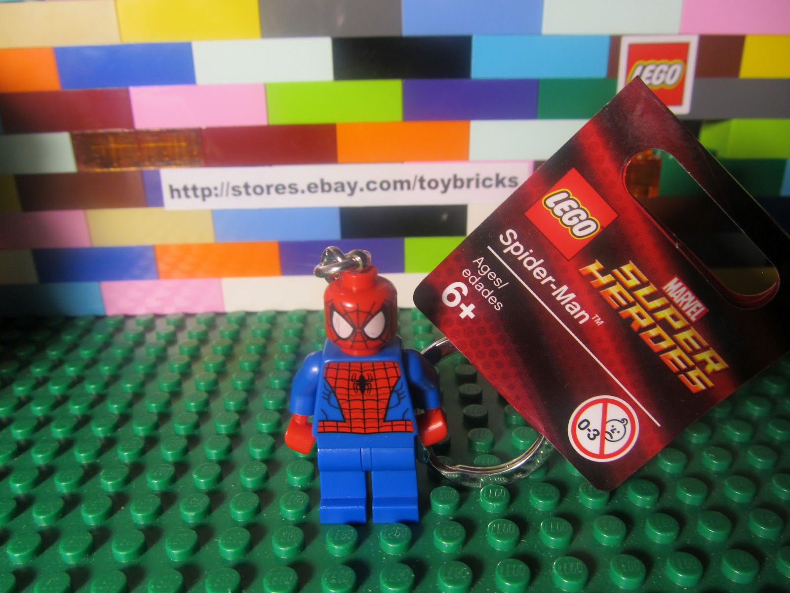 Lego 850507 Marvel Super Heroes Spiderman Spidey Keychain