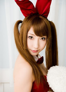 Saku cosplay as Mikuru Asahnia from Suzumiya Haruhi