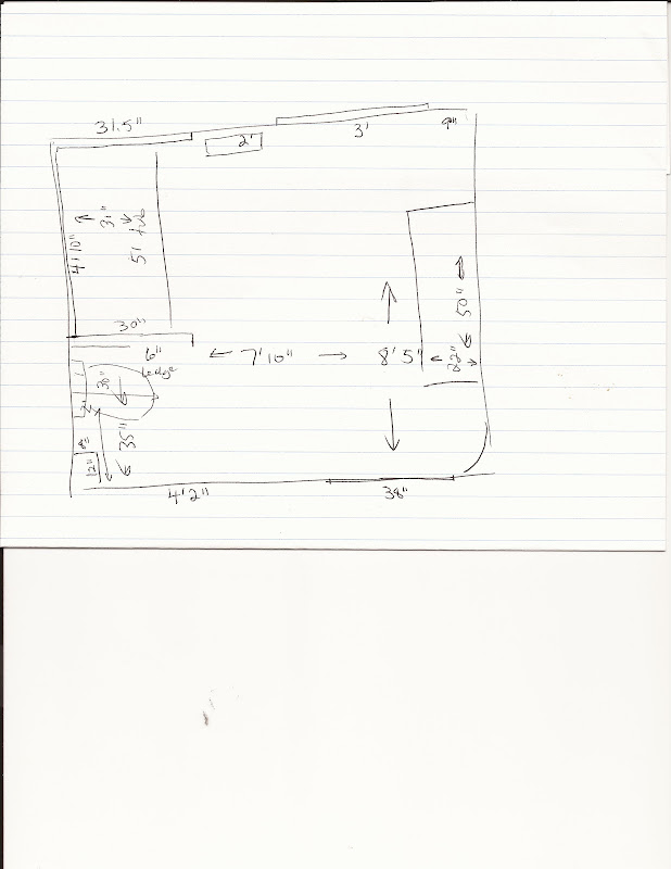 from the door, standing basically in the bottom right of the drawing title=