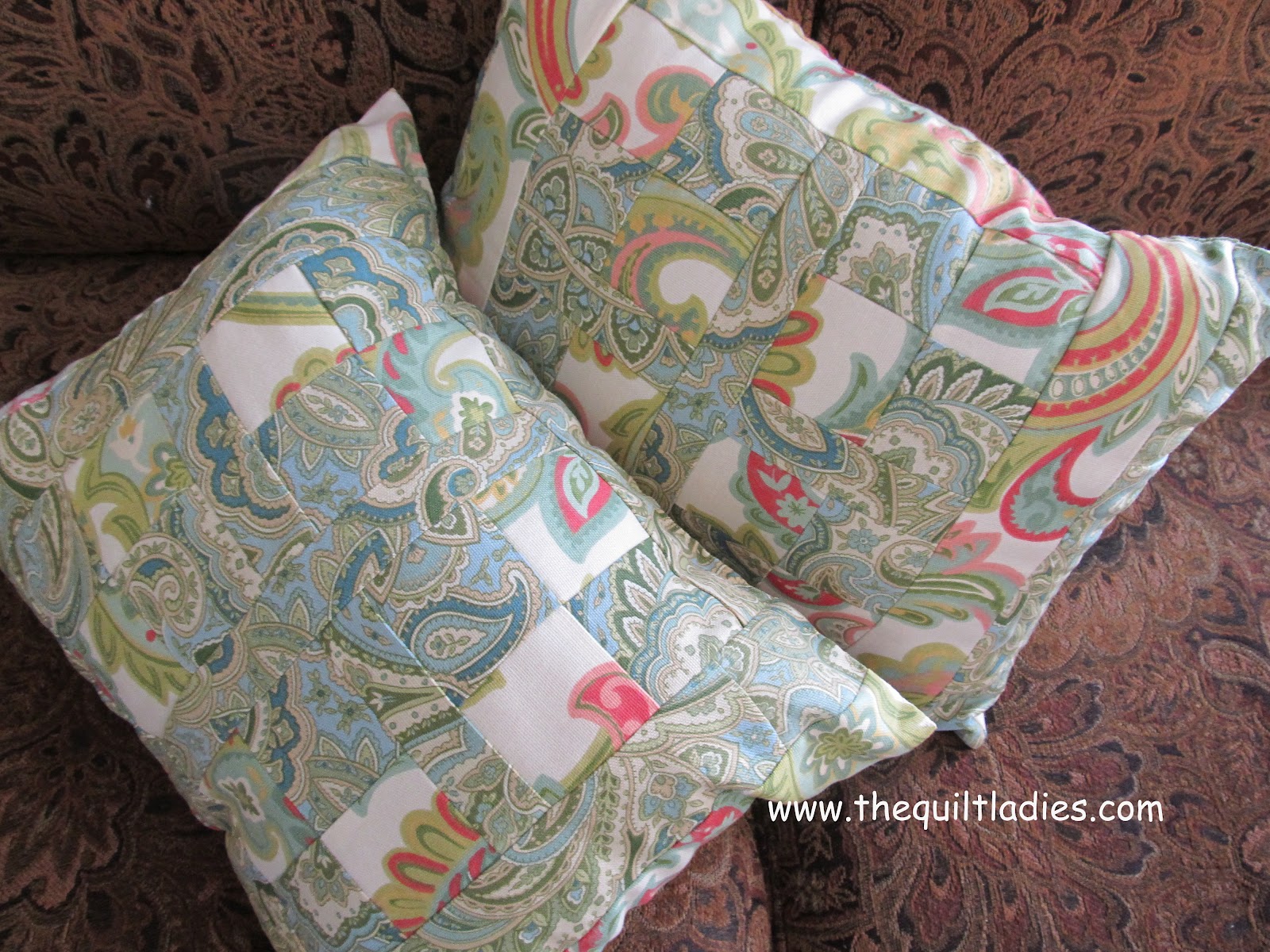 The Quilt Ladies How to make a Quilt Pieced Pillow Pattern