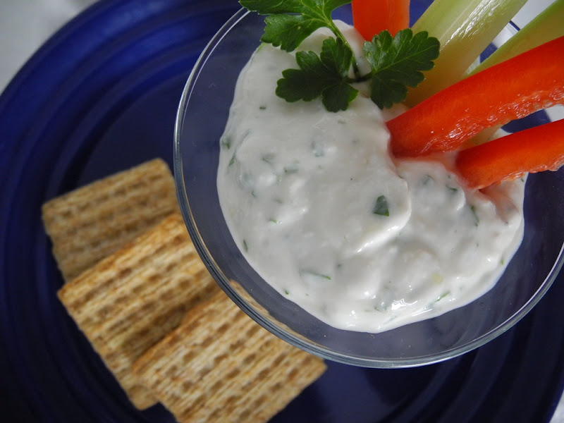 Pass to the Left Herbed Cottage Cheese Spread