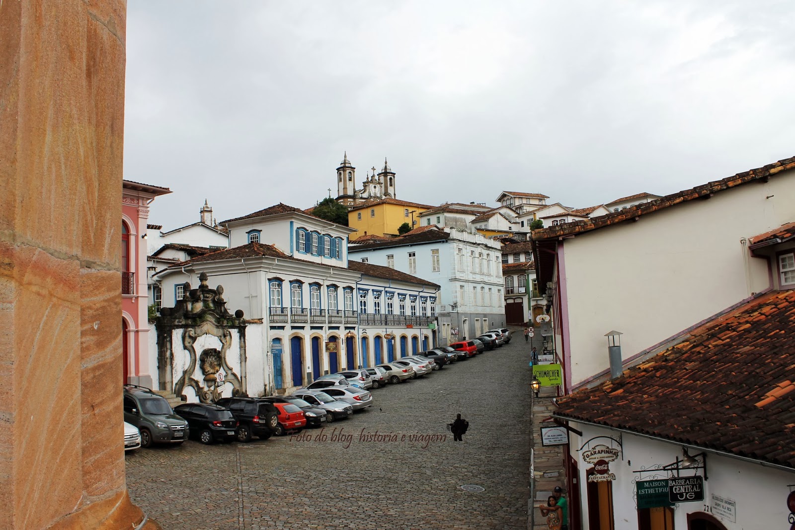 Vista da Janela da casa dos contos Ouro Preto - MG